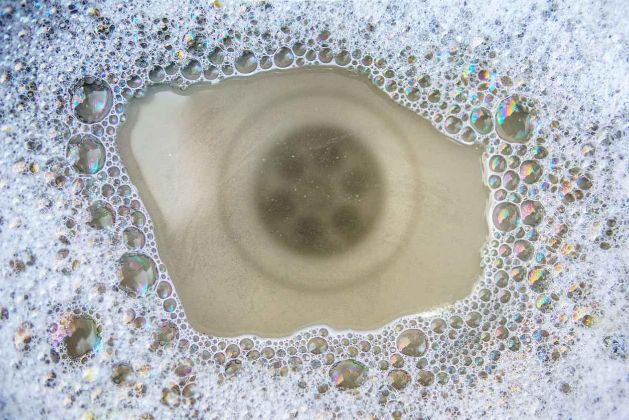 Kitchen sink does not drain because it is clogged
